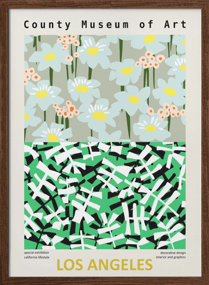 County Museum of Art Los Angeles - Stretched Canvas, Poster or Fine Art Print I Heart Wall Art