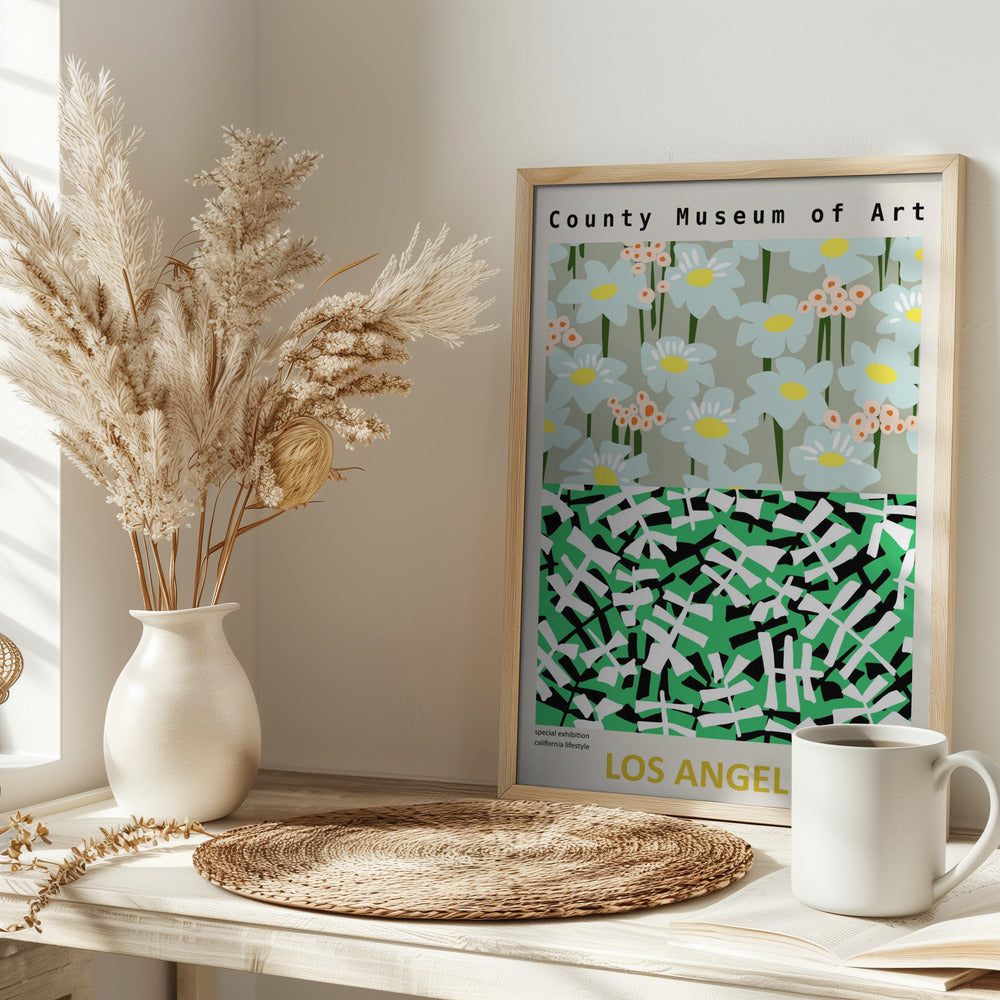 County Museum of Art Los Angeles - Stretched Canvas, Poster or Fine Art Print I Heart Wall Art