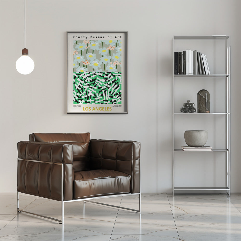 County Museum of Art Los Angeles - Stretched Canvas, Poster or Fine Art Print I Heart Wall Art