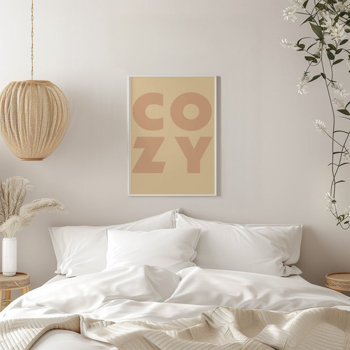 Cozy autumn typography - Stretched Canvas, Poster or Fine Art Print - I Heart Wall Art - Poster Print, Canvas Print or Framed Art Print