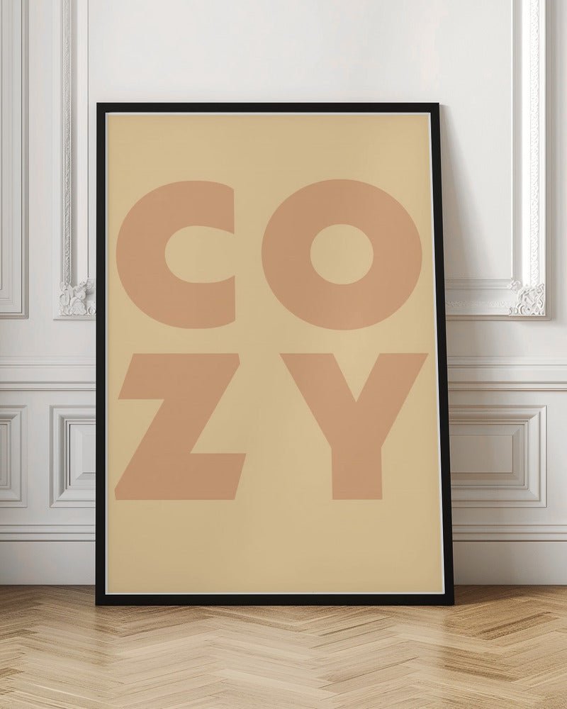 Cozy autumn typography - Stretched Canvas, Poster or Fine Art Print - I Heart Wall Art - Poster Print, Canvas Print or Framed Art Print