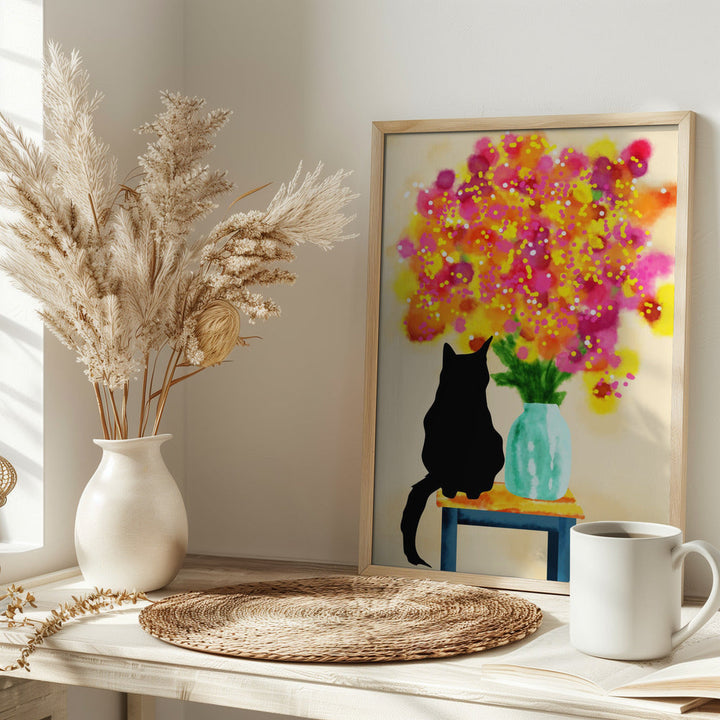 Cozy Corner Charm - Stretched Canvas, Poster or Fine Art Print I Heart Wall Art