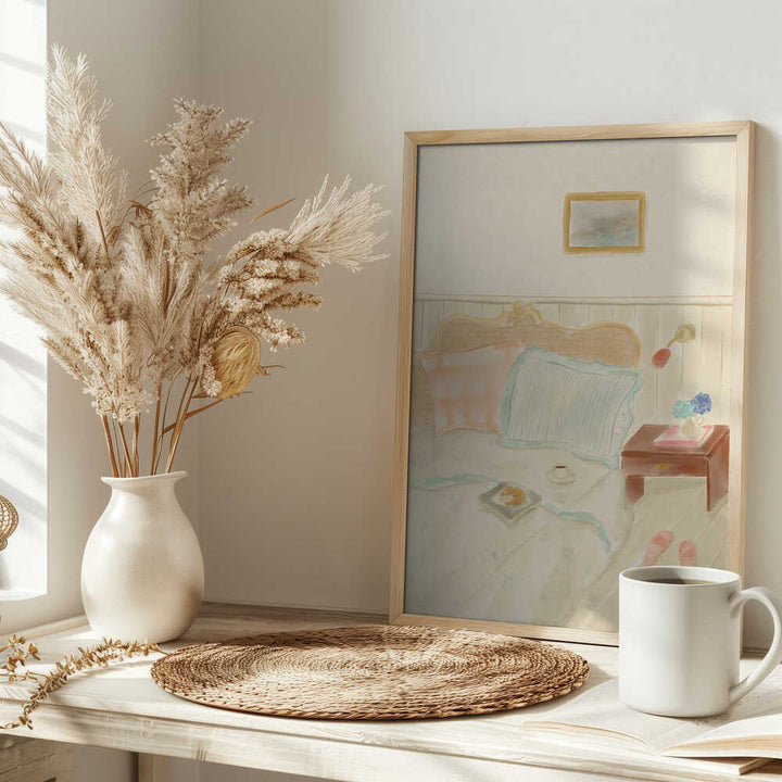 Cozy Morning Retreat - Stretched Canvas Poster or Fine Art Print