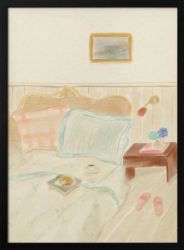 Cozy Morning Retreat - Stretched Canvas Poster or Fine Art Print