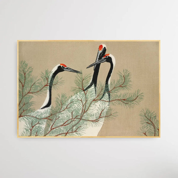 Cranes (1909) by Kamisaka Sekka - I Heart Wall Art