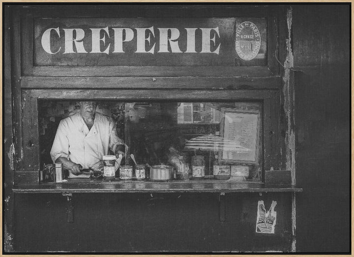 Creperie Montmartre - Stretched Canvas, Poster or Fine Art Print I Heart Wall Art