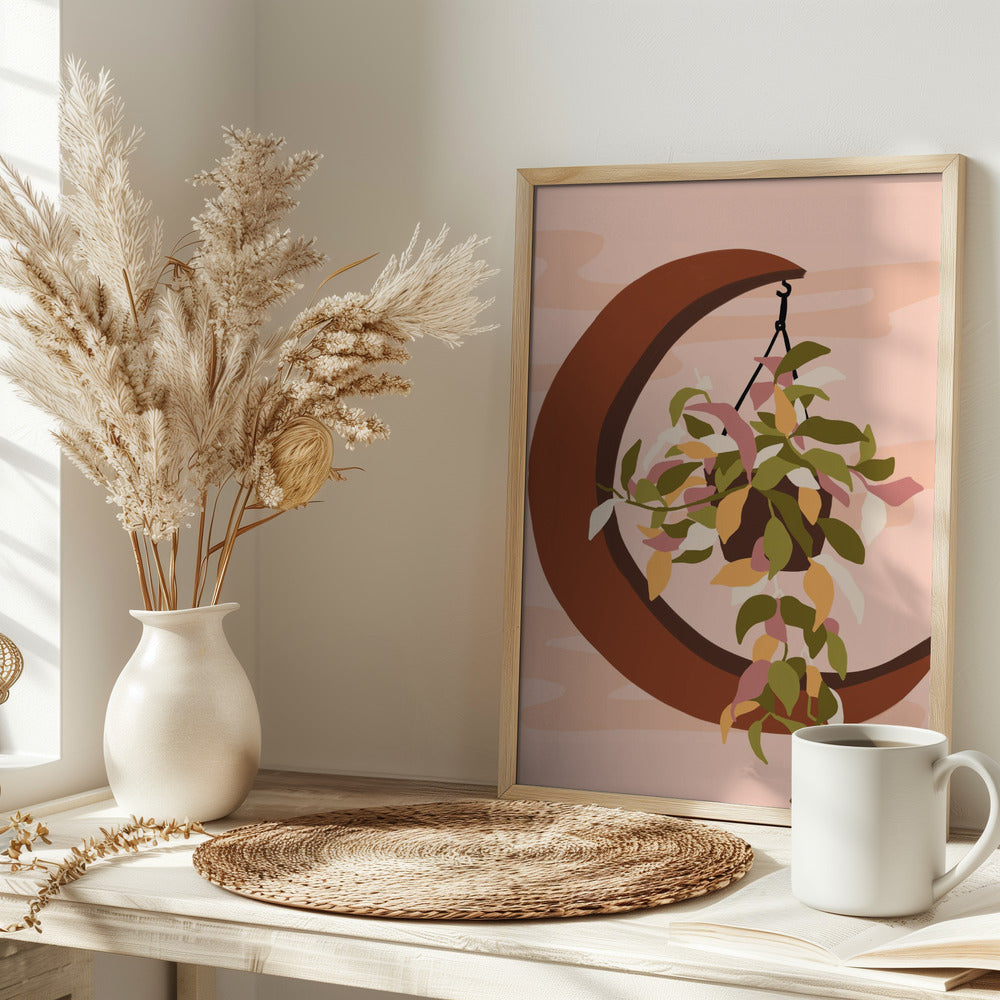 Crescent Garden - Stretched Canvas, Poster or Fine Art Print I Heart Wall Art