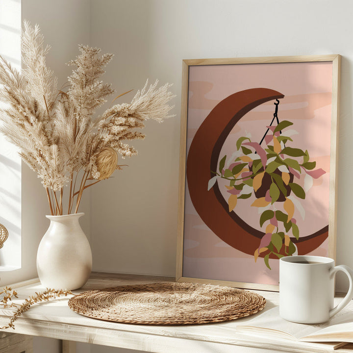 Crescent Garden - Stretched Canvas, Poster or Fine Art Print I Heart Wall Art