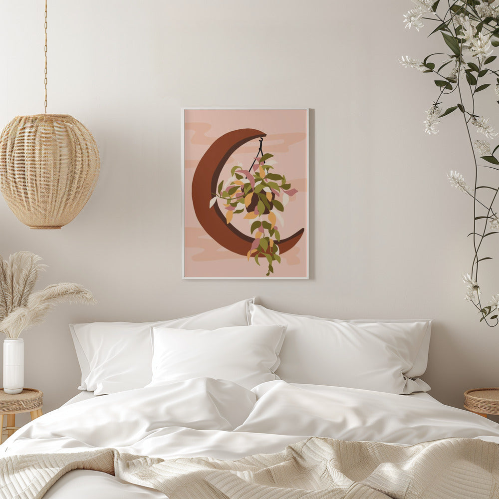 Crescent Garden - Stretched Canvas, Poster or Fine Art Print I Heart Wall Art
