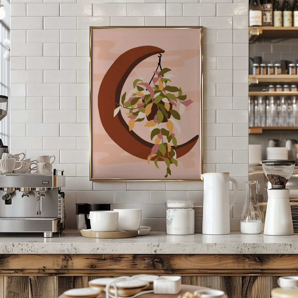 Crescent Garden - Stretched Canvas, Poster or Fine Art Print I Heart Wall Art