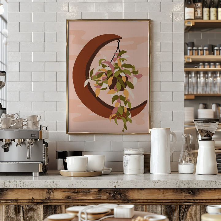 Crescent Garden - Stretched Canvas, Poster or Fine Art Print I Heart Wall Art