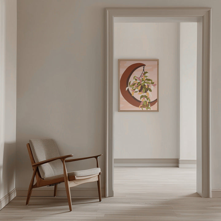 Crescent Garden - Stretched Canvas, Poster or Fine Art Print I Heart Wall Art