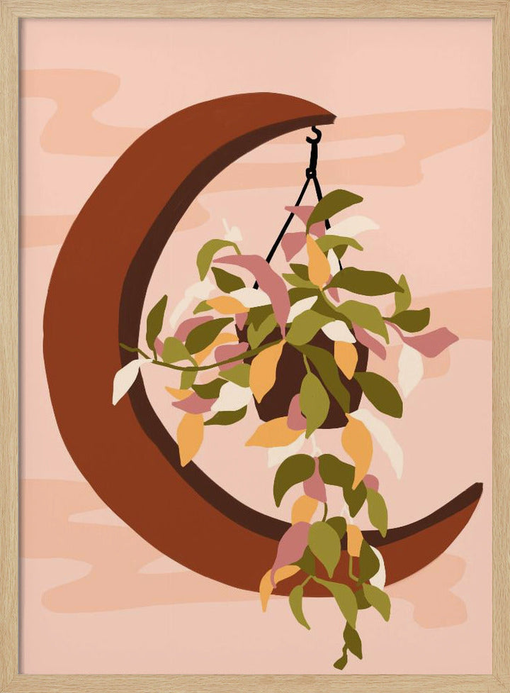 Crescent Garden - Stretched Canvas, Poster or Fine Art Print I Heart Wall Art