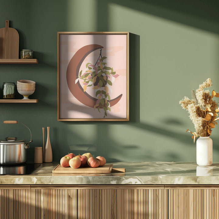 Crescent Garden - Stretched Canvas, Poster or Fine Art Print I Heart Wall Art