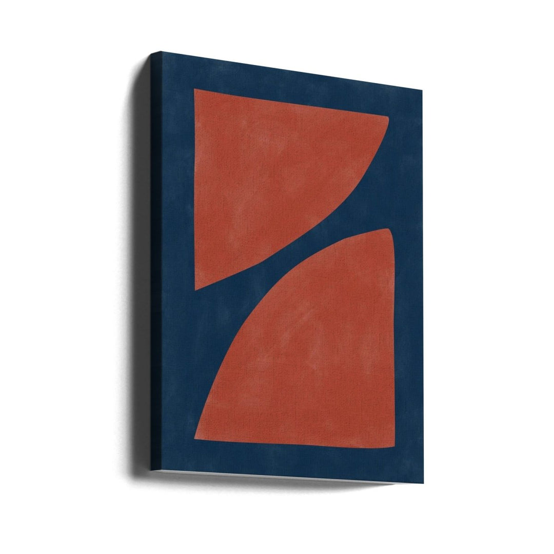 Crimson Curve Dance - Stretched Canvas, Poster or Fine Art Print - I Heart Wall Art - Poster Print, Canvas Print or Framed Art Print