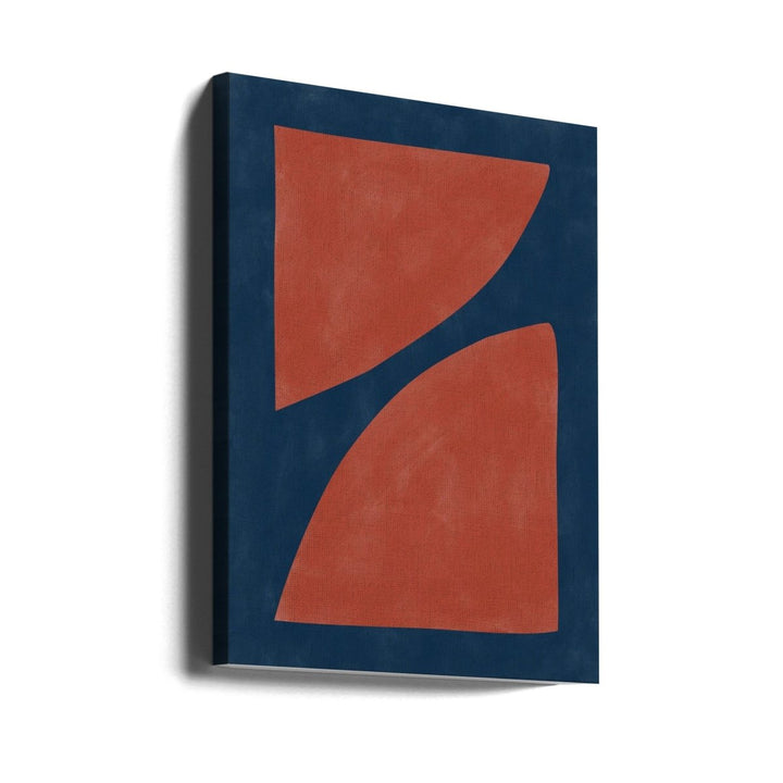 Crimson Curve Dance - Stretched Canvas, Poster or Fine Art Print - I Heart Wall Art - Poster Print, Canvas Print or Framed Art Print