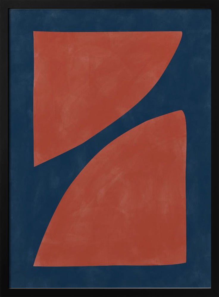 Crimson Curve Dance - Stretched Canvas, Poster or Fine Art Print - I Heart Wall Art - Poster Print, Canvas Print or Framed Art Print
