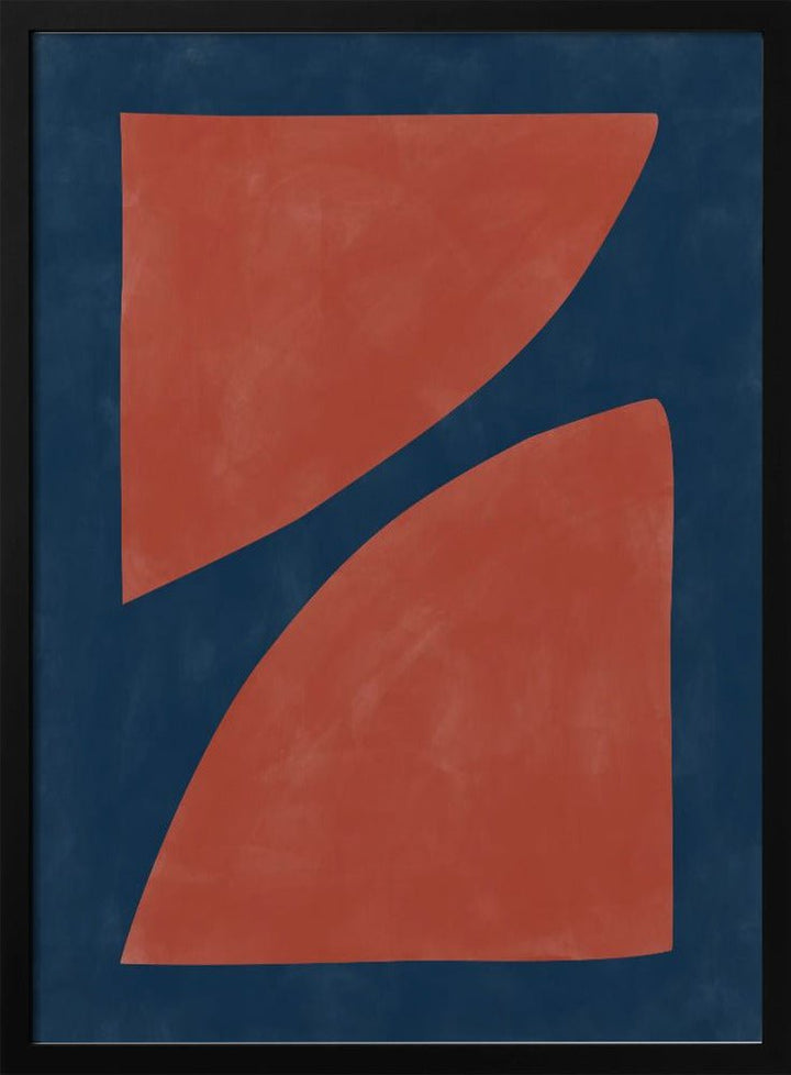 Crimson Curve Dance - Stretched Canvas, Poster or Fine Art Print - I Heart Wall Art - Poster Print, Canvas Print or Framed Art Print