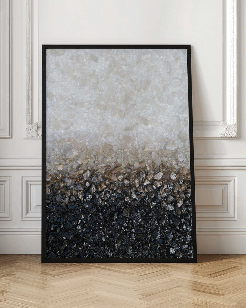 Crushed Stone Gradient - Stretched Canvas, Poster or Fine Art Print - I Heart Wall Art - Poster Print, Canvas Print or Framed Art Print