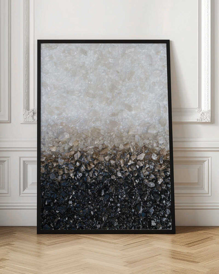Crushed Stone Gradient - Stretched Canvas, Poster or Fine Art Print - I Heart Wall Art - Poster Print, Canvas Print or Framed Art Print