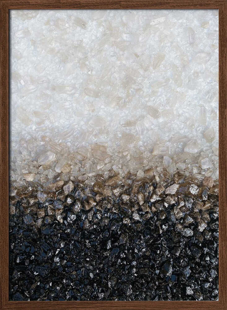 Crushed Stone Gradient - Stretched Canvas, Poster or Fine Art Print - I Heart Wall Art - Poster Print, Canvas Print or Framed Art Print