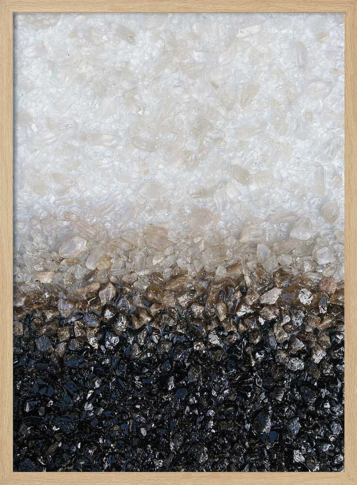 Crushed Stone Gradient - Stretched Canvas, Poster or Fine Art Print - I Heart Wall Art - Poster Print, Canvas Print or Framed Art Print