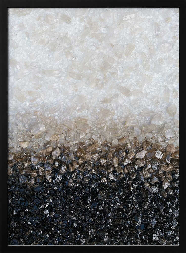 Crushed Stone Gradient - Stretched Canvas, Poster or Fine Art Print - I Heart Wall Art - Poster Print, Canvas Print or Framed Art Print