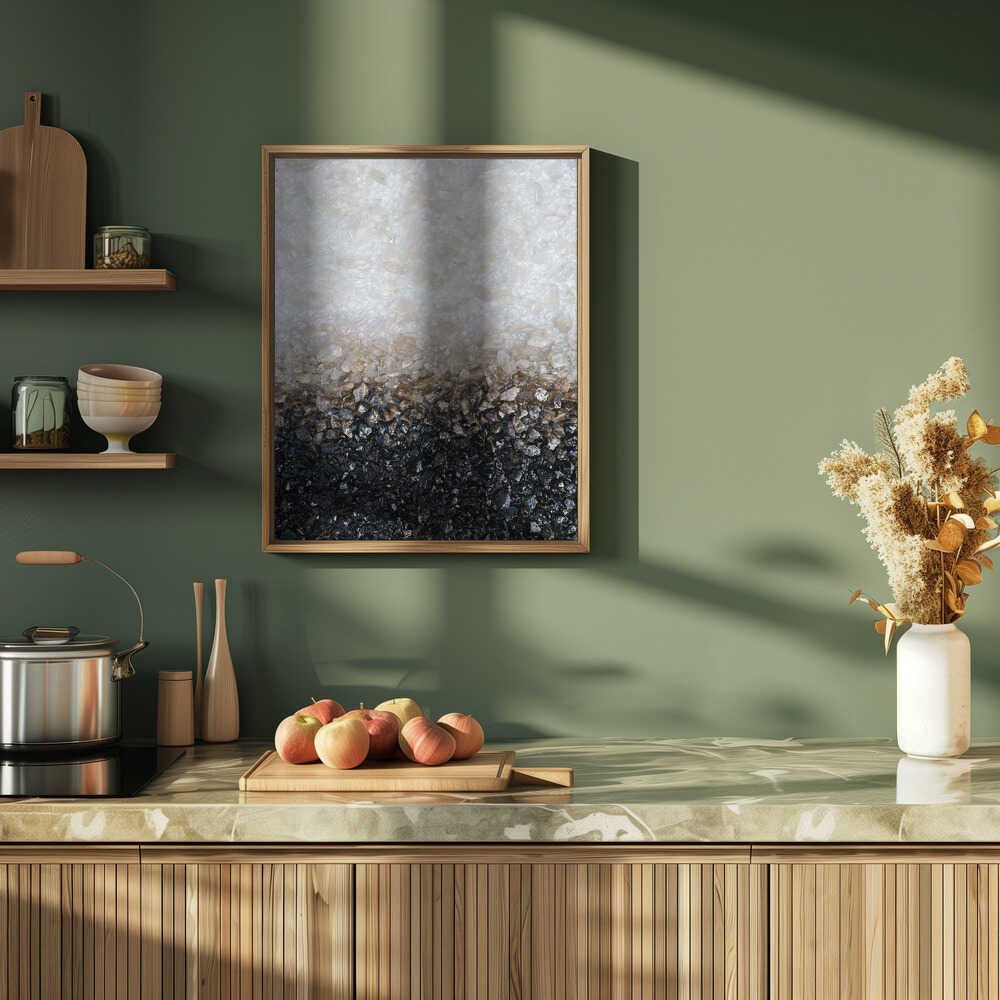 Crushed Stone Gradient - Stretched Canvas, Poster or Fine Art Print - I Heart Wall Art - Poster Print, Canvas Print or Framed Art Print
