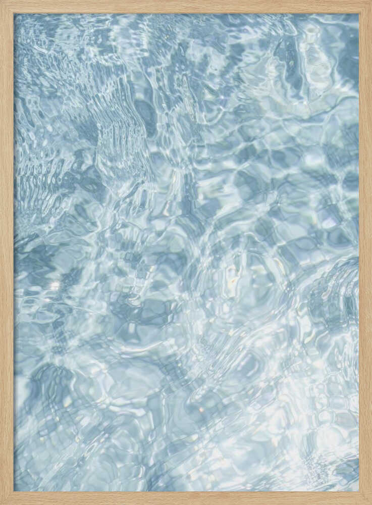 Crystal Clear - Stretched Canvas, Poster or Fine Art Print - I Heart Wall Art - Poster Print, Canvas Print or Framed Art Print