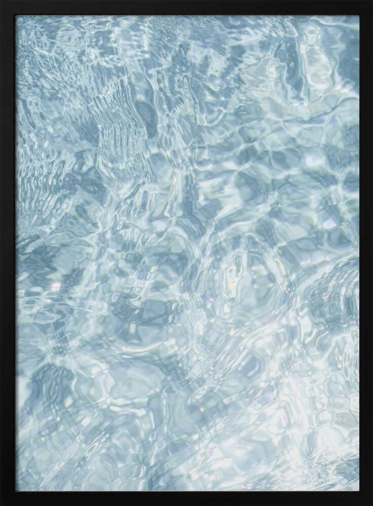 Crystal Clear - Stretched Canvas, Poster or Fine Art Print - I Heart Wall Art - Poster Print, Canvas Print or Framed Art Print