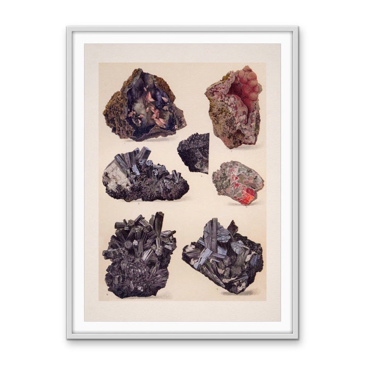 Crystal Identification Chart 26 - Stretched Canvas or Wall Art Print - I Heart Wall Art - Poster Print, Canvas Print or Framed Art Print