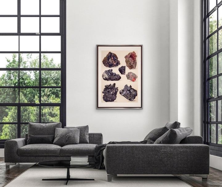 Crystal Identification Chart 26 - Stretched Canvas or Wall Art Print - I Heart Wall Art - Poster Print, Canvas Print or Framed Art Print