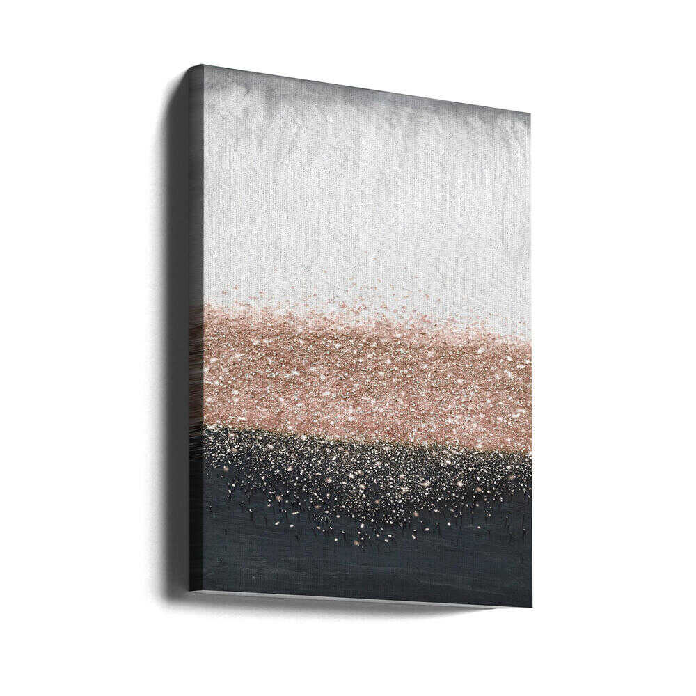 Crystal Rain Dusty Rose - Stretched Canvas, Poster or Fine Art Print - I Heart Wall Art - Poster Print, Canvas Print or Framed Art Print
