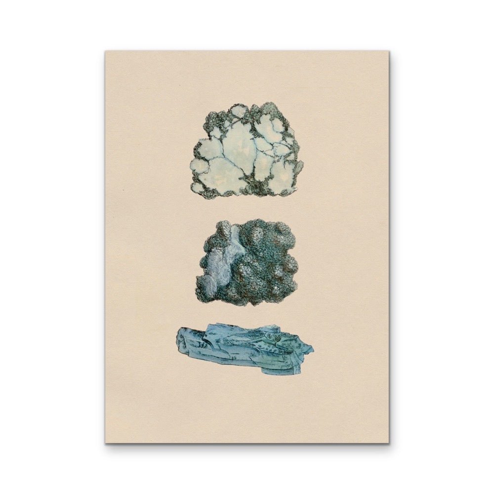 Crystal Watercolour Illustration 1 - Stretched Canvas or Wall Art Print - I Heart Wall Art - Poster Print, Canvas Print or Framed Art Print