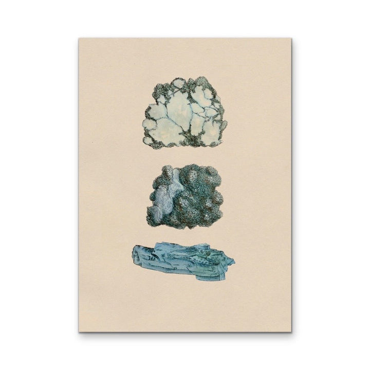 Crystal Watercolour Illustration 1 - Stretched Canvas or Wall Art Print - I Heart Wall Art - Poster Print, Canvas Print or Framed Art Print