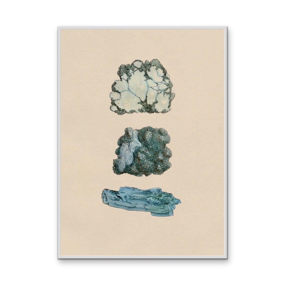 Crystal Watercolour Illustration 1 - Stretched Canvas or Wall Art Print - I Heart Wall Art - Poster Print, Canvas Print or Framed Art Print