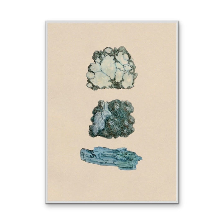 Crystal Watercolour Illustration 1 - Stretched Canvas or Wall Art Print - I Heart Wall Art - Poster Print, Canvas Print or Framed Art Print