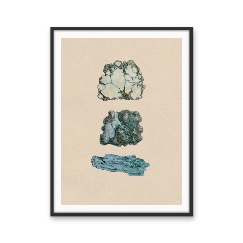 Crystal Watercolour Illustration 1 - Stretched Canvas or Wall Art Print - I Heart Wall Art - Poster Print, Canvas Print or Framed Art Print