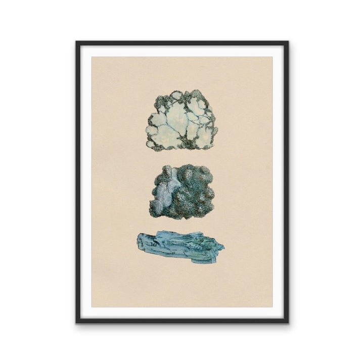 Crystal Watercolour Illustration 1 - Stretched Canvas or Wall Art Print - I Heart Wall Art - Poster Print, Canvas Print or Framed Art Print