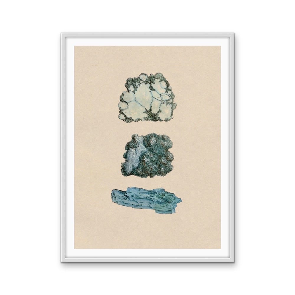 Crystal Watercolour Illustration 1 - Stretched Canvas or Wall Art Print - I Heart Wall Art - Poster Print, Canvas Print or Framed Art Print
