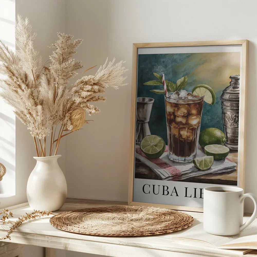Cuba Libre - Stretched Canvas, Poster or Fine Art Print I Heart Wall Art