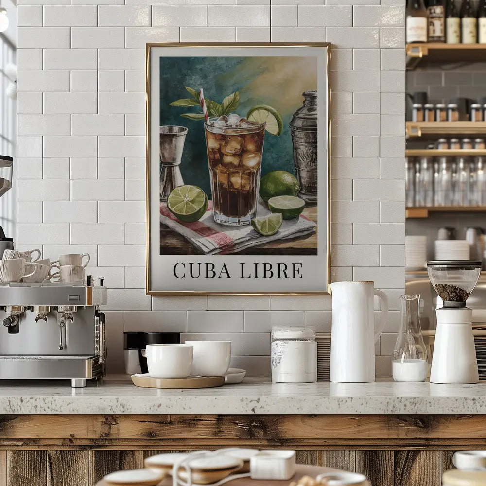 Cuba Libre - Stretched Canvas, Poster or Fine Art Print I Heart Wall Art