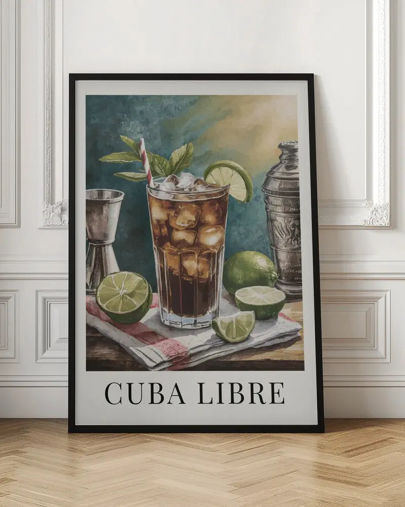 Cuba Libre - Stretched Canvas, Poster or Fine Art Print I Heart Wall Art