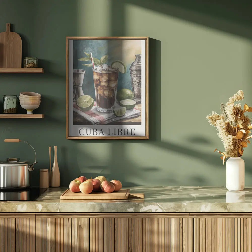 Cuba Libre - Stretched Canvas, Poster or Fine Art Print I Heart Wall Art