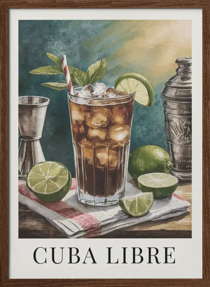 Cuba Libre - Stretched Canvas, Poster or Fine Art Print I Heart Wall Art
