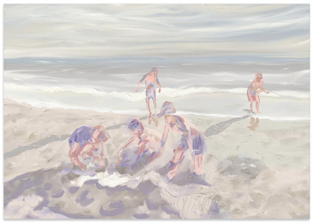 Cuzzies at the Beach, Hermanus, South Africa - Stretched Canvas, Poster or Fine Art Print - I Heart Wall Art - Poster Print, Canvas Print or Framed Art Print