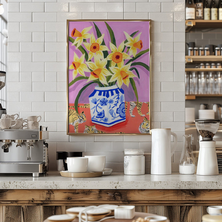 Daffodils - Stretched Canvas, Poster or Fine Art Print I Heart Wall Art