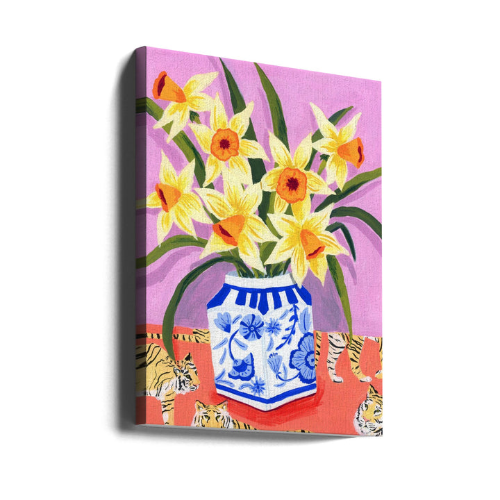 Daffodils - Stretched Canvas, Poster or Fine Art Print I Heart Wall Art