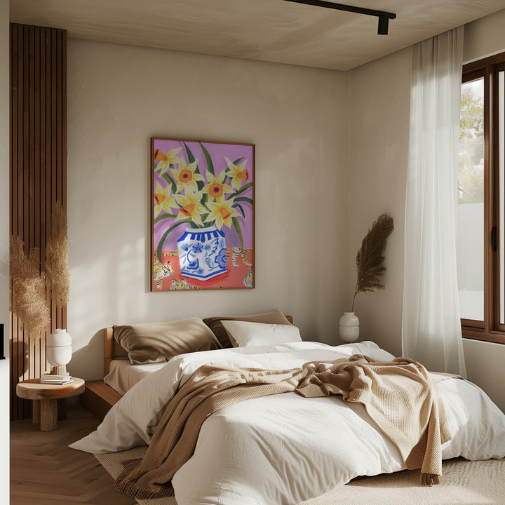 Daffodils - Stretched Canvas, Poster or Fine Art Print I Heart Wall Art