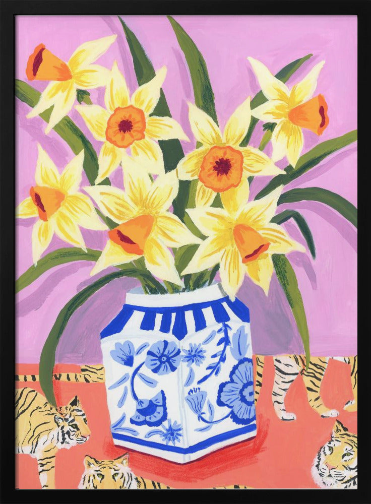 Daffodils - Stretched Canvas, Poster or Fine Art Print I Heart Wall Art